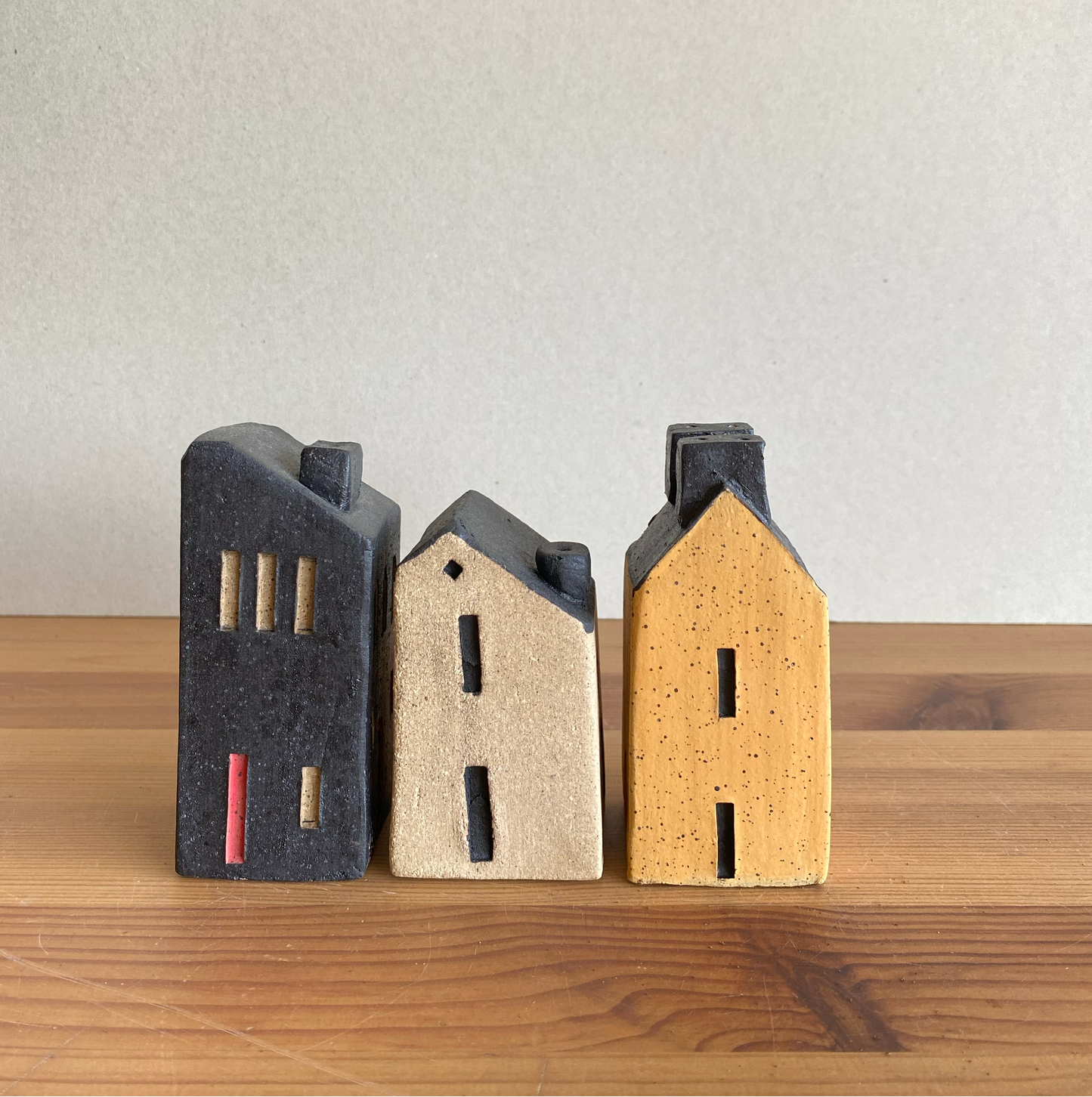 Casitas (Set de 3)- Amarilla