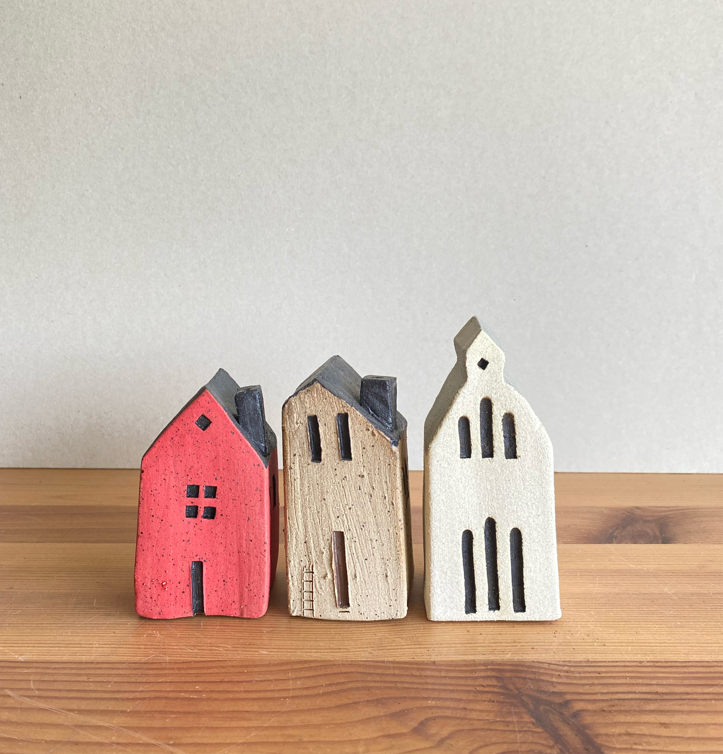 Casitas (Set de 3) - Rojo