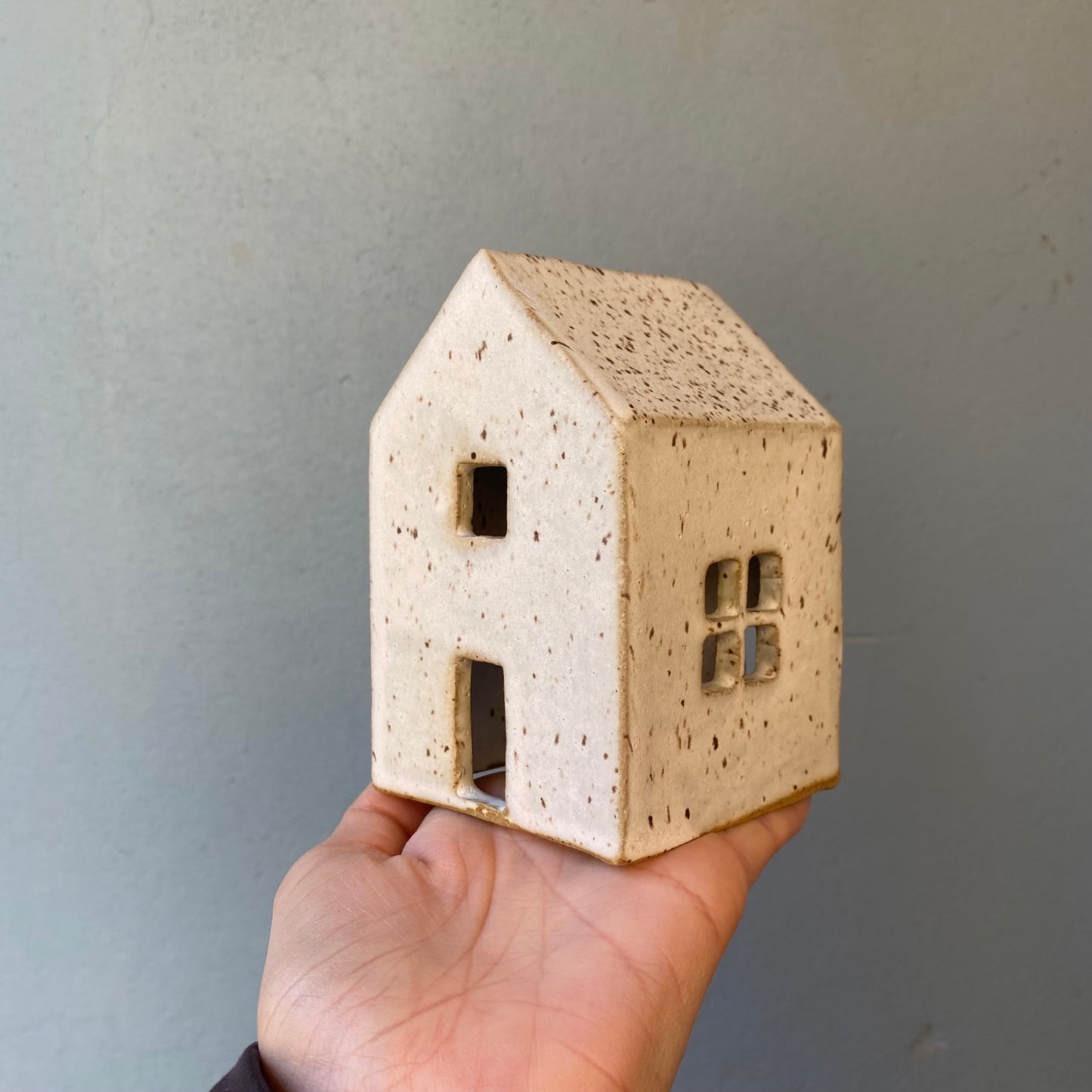 Casita para vela Blanca