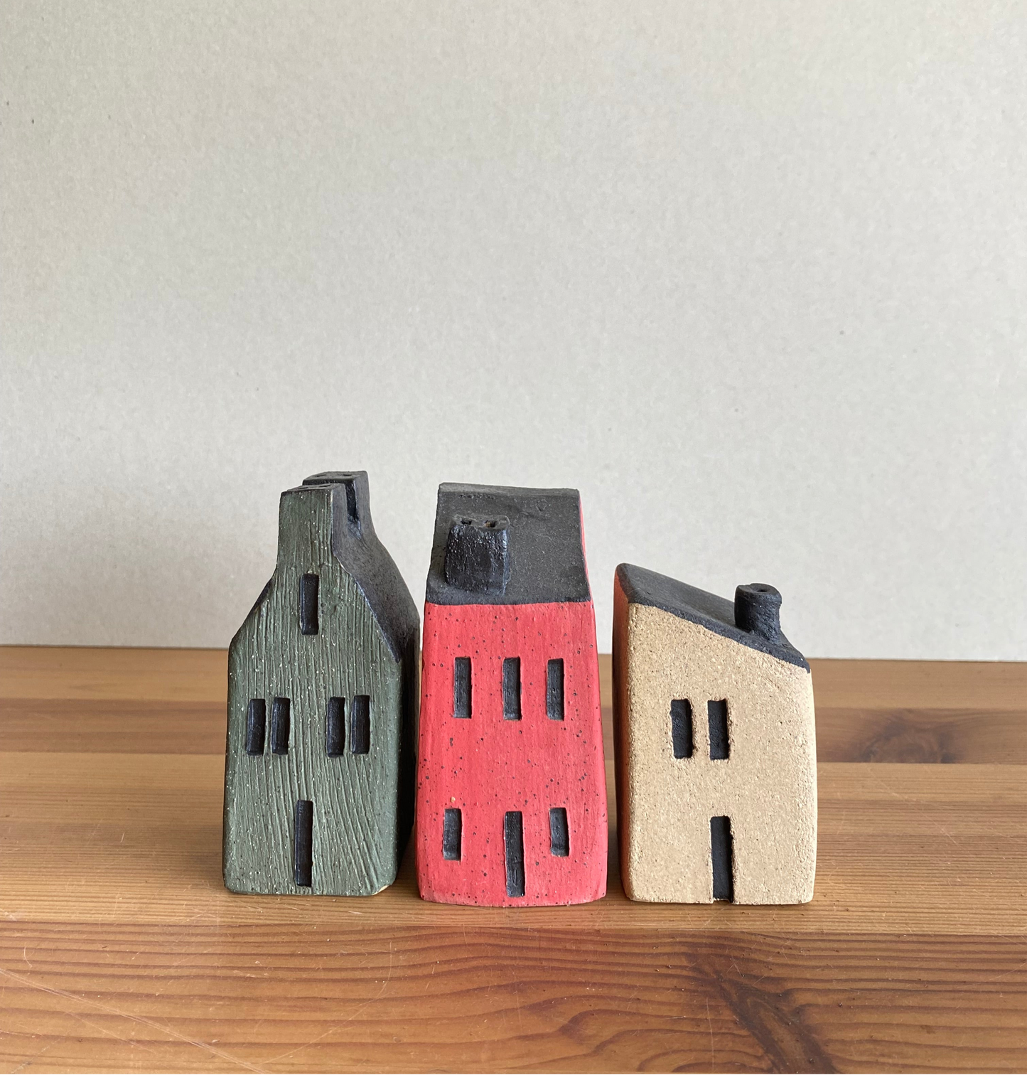 Casitas (Set de 3) - Rojo