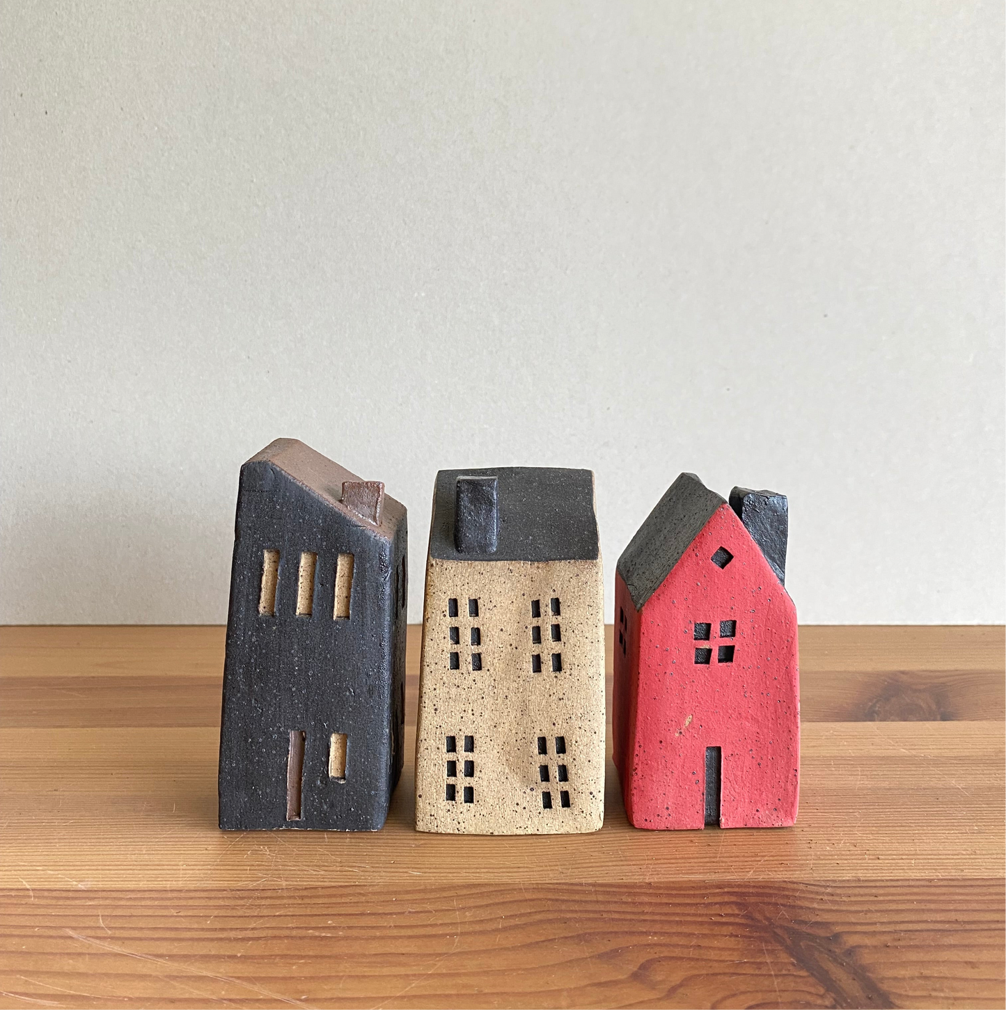 Casitas (Set de 3) - Rojo