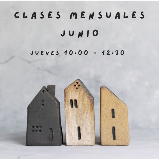 Clases mensuales Junio -  Jueves AM 10:00 - 12:30