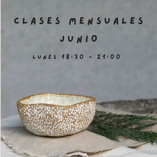 Clases mensuales Junio -  Lunes PM  19:00 a 21:30
