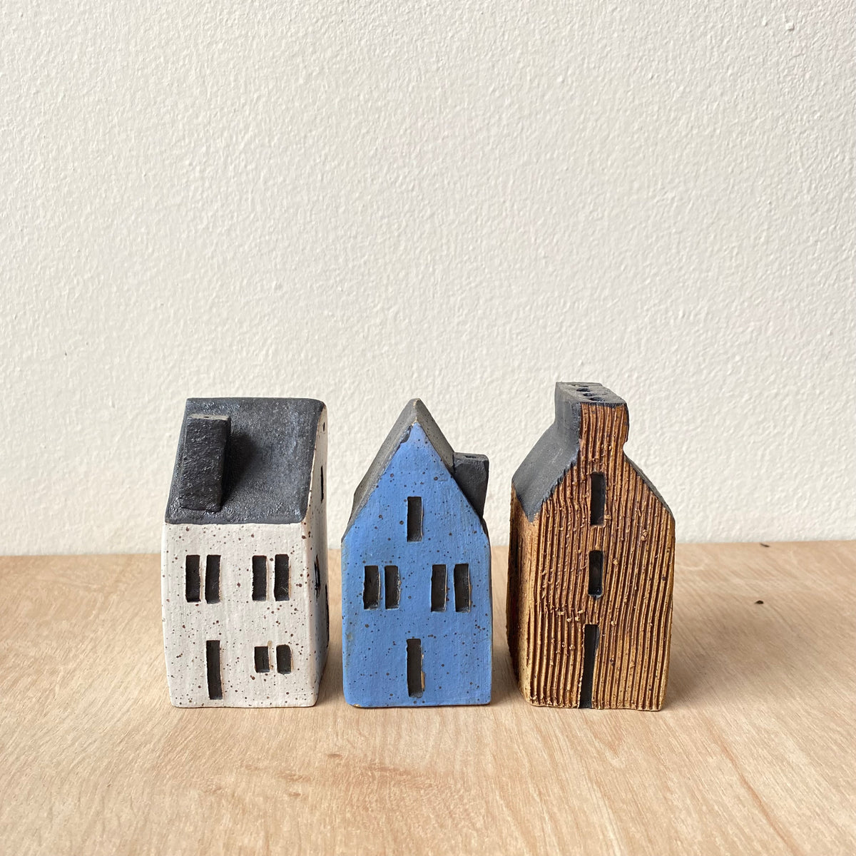 Casitas (Set de 3)- Azul