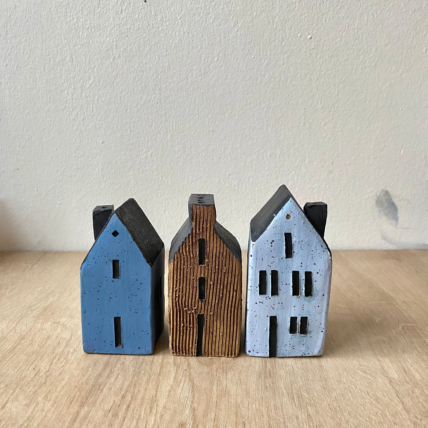 Casitas (Set de 3) - Azul