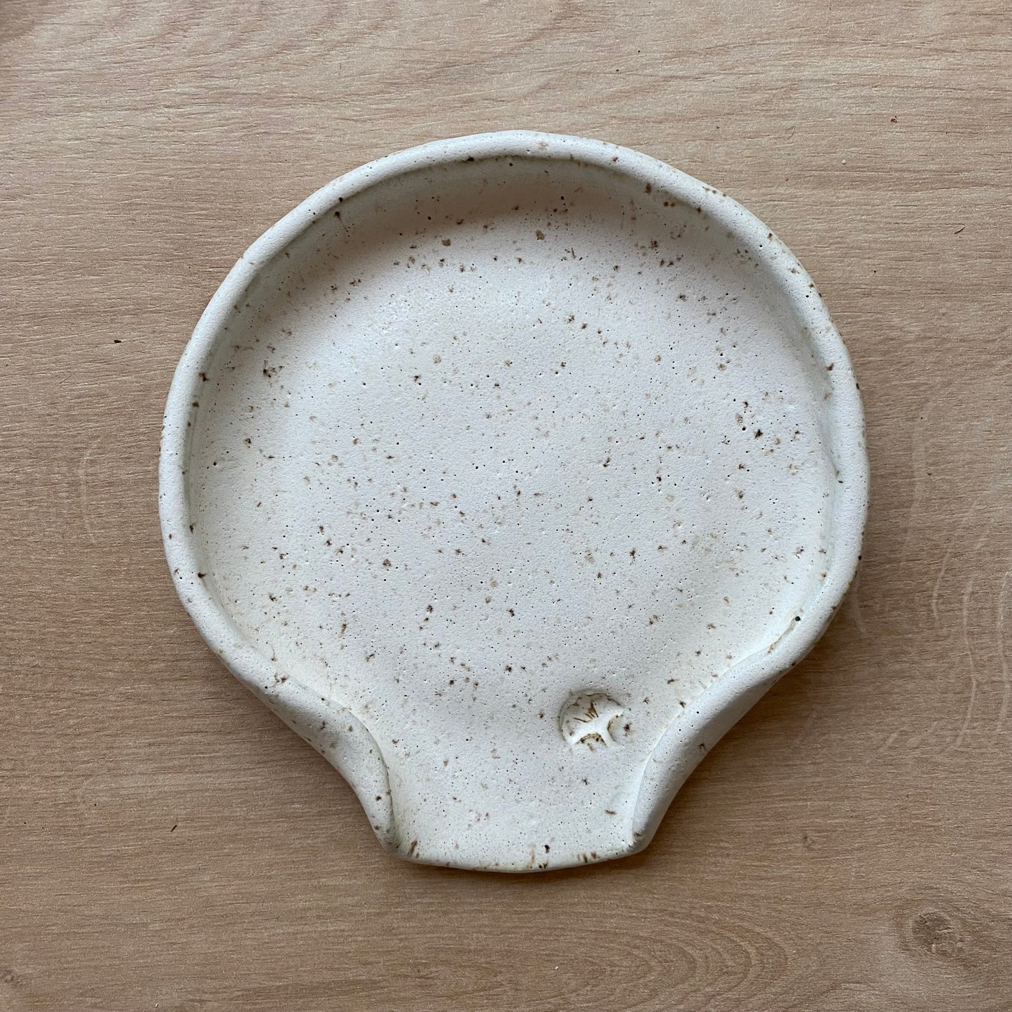 Reposa cucharas blanco