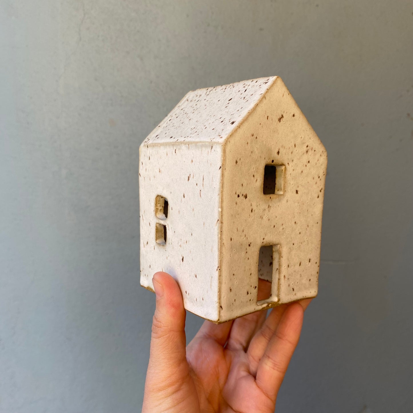 Casita para vela Blanca