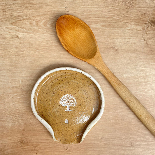 Reposa cucharas arbol