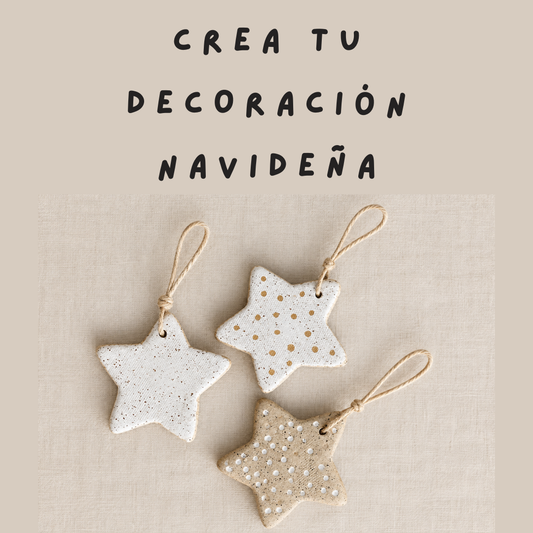 Crea tu decoración navideña!  Sábado 21 Noviembre 2026 10:00 a 13:00