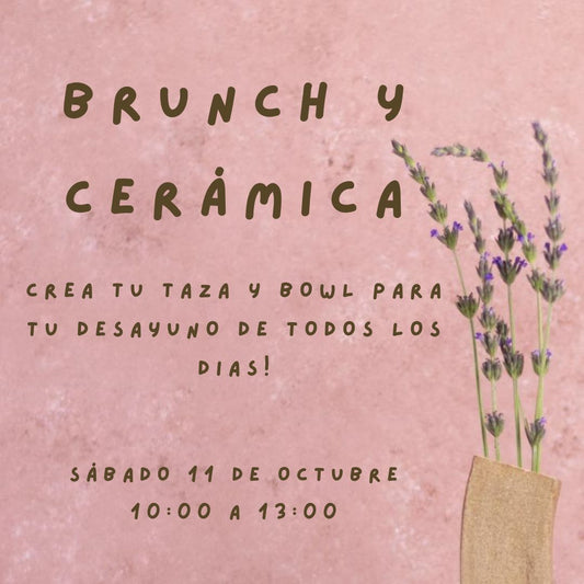Workshop Brunch y Cerámica, crea tu set de desayuno! - Sábado 11  de Octubre